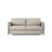 Simo 3-Sitzer Sofa mit Schlaffunktion, ausklappbar, aus Samt oder Strukturstoff, 184x102 cm - ZEN ZONE Furniture