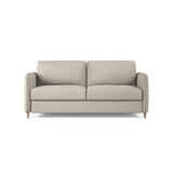 Simo 3-Sitzer Sofa mit Schlaffunktion, ausklappbar, aus Samt oder Strukturstoff, 184x102 cm - ZEN ZONE Furniture