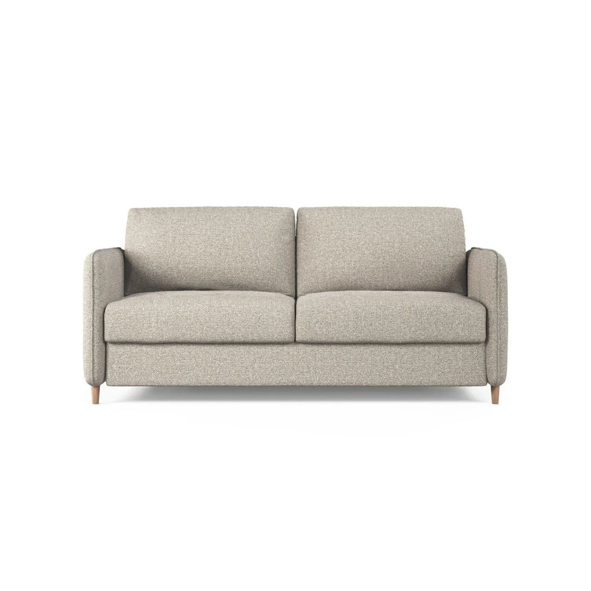 Simo 3-Sitzer Sofa mit Schlaffunktion, ausklappbar, aus Samt oder Strukturstoff, 184x102 cm - ZEN ZONE Furniture