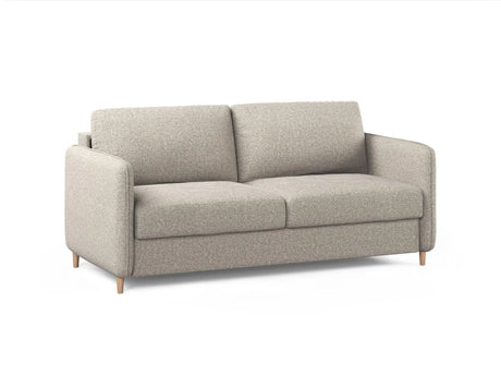 Simo 3-Sitzer Sofa mit Schlaffunktion, ausklappbar, aus Strukturierter Stoff in Sand (BABEL SAND), 184x102 cm von Micadoni – Bild 3