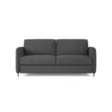 Simo 3-Sitzer Sofa mit Schlaffunktion, ausklappbar, aus Samt oder Strukturstoff, 184x102 cm - ZEN ZONE Furniture