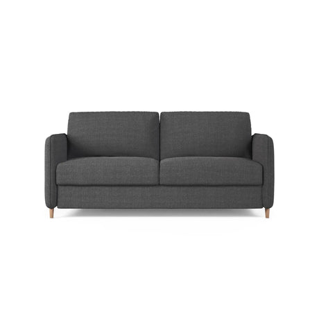 Simo 3-Sitzer Sofa mit Schlaffunktion, ausklappbar, aus Samt oder Strukturstoff, 184x102 cm - ZEN ZONE Furniture