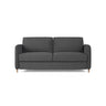 Simo 3-Sitzer Sofa mit Schlaffunktion, ausklappbar, aus Samt oder Strukturstoff, 184x102 cm - ZEN ZONE Furniture