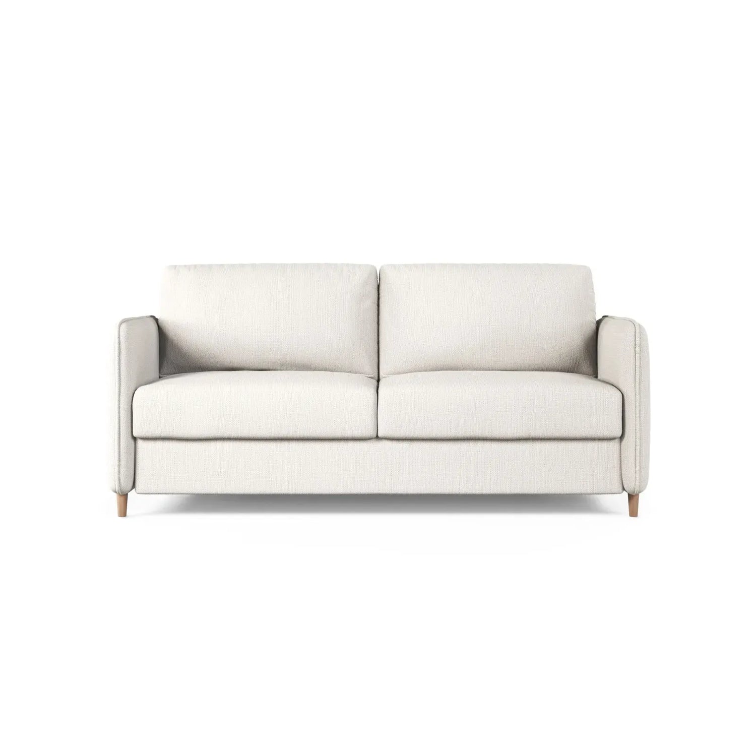 Simo 3-Sitzer Sofa mit Schlaffunktion, ausklappbar, aus Samt oder Strukturstoff, 184x102 cm - ZEN ZONE Furniture