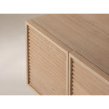 TV-Schrank mit Eichenholzplatte Aires, 160x40x54 cm von Micadoni – Produktbild 5