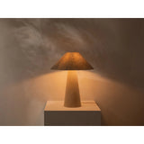 Tischleuchte mit Lampenschirm aus Leinen, 46cm von Micadoni – Produktbild 6