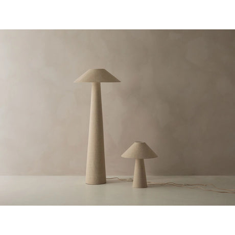 Tischleuchte mit Lampenschirm aus Leinen, 46cm von Micadoni – Produktbild 7