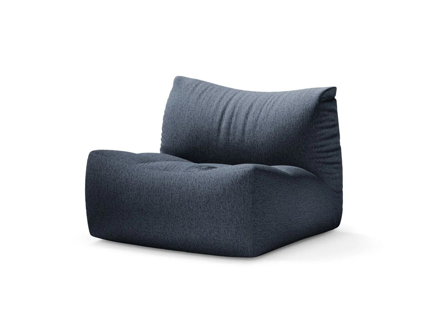 Tove Sessel aus Chenille in Dunkelblau (Perfect Harmony 77), 97x83 cm von Micadoni – Bild 4