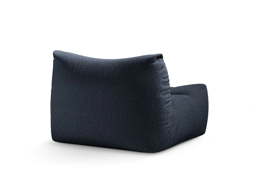 Tove Sessel aus Chenille in Dunkelblau (Perfect Harmony 77), 97x83 cm von Micadoni – Bild 5