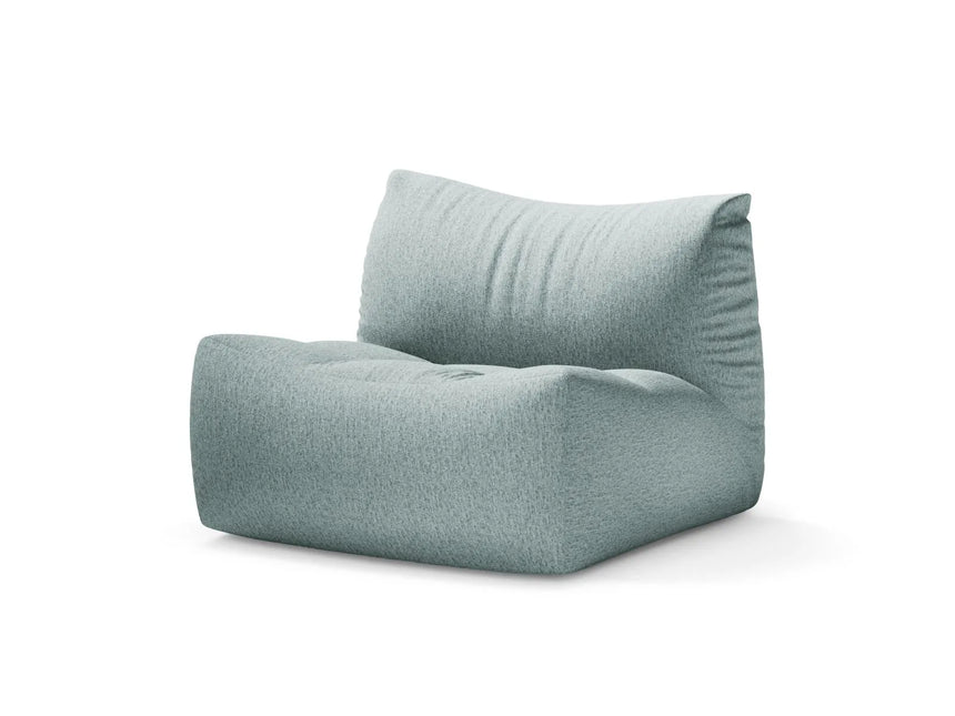 Tove Sessel aus Chenille in Hellblau (Perfect Harmony 72), 97x83 cm von Micadoni – Bild 4
