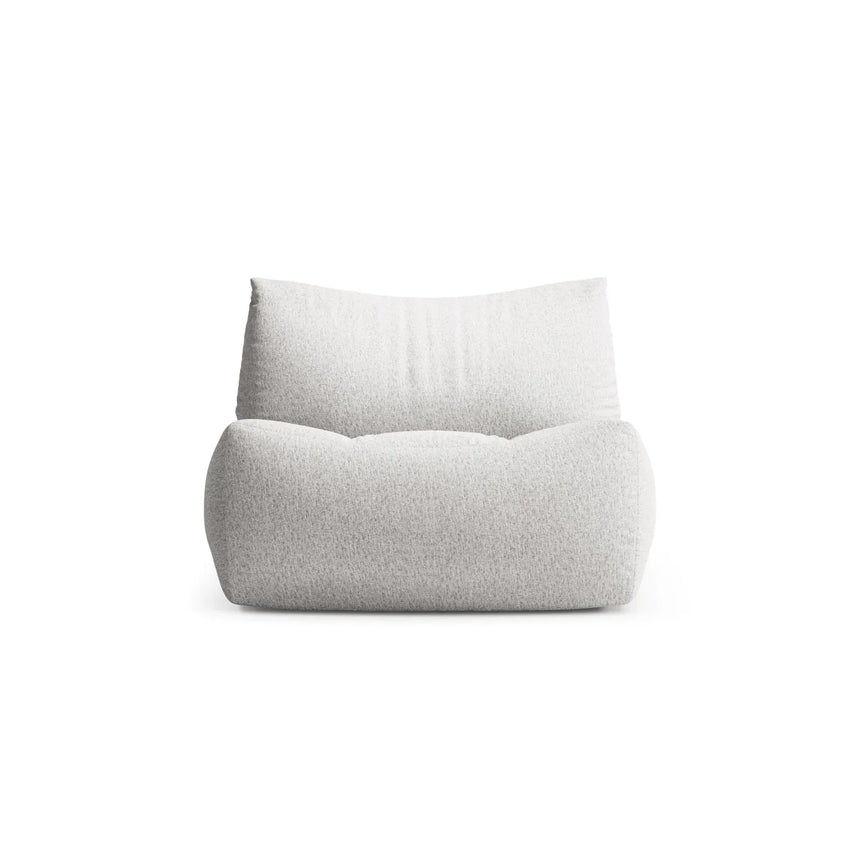 Tove Sessel aus Samt, Chenille oder Strukturstoff, 97x83 cm - ZEN ZONE Furniture