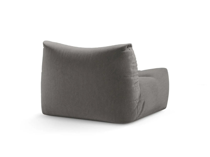 Tove Sessel aus Samt in Grau (Casino Stone), 97x83 cm von Micadoni – Bild 5