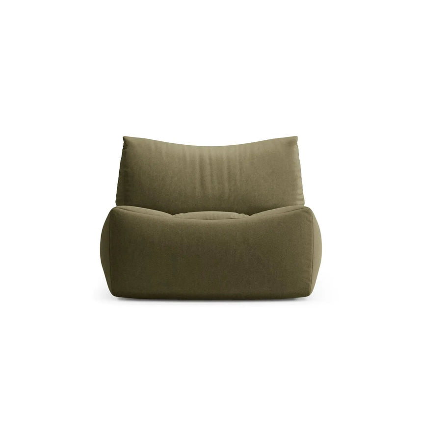 Tove Sessel aus Samt, Chenille oder Strukturstoff, 97x83 cm - ZEN ZONE Furniture