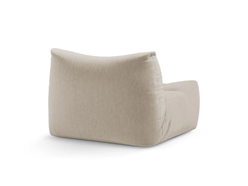 Tove Sessel aus Samt in Leichtes Beige (Casino Pearl), 97x83 cm von Micadoni – Bild 5