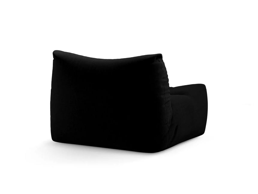 Tove Sessel aus Samt in Schwarz (Casino Black), 97x83 cm von Micadoni – Bild 5