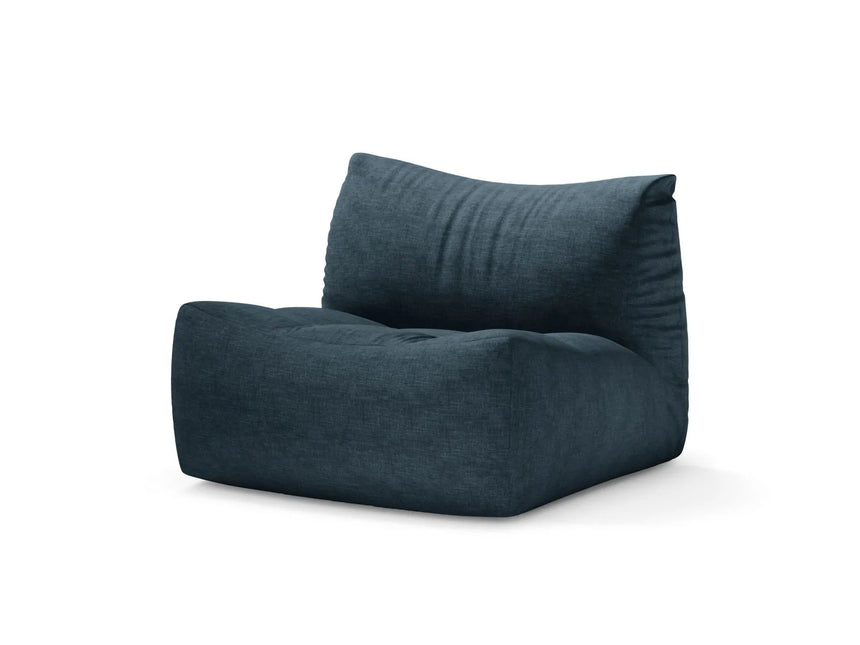 Tove Sessel aus Strukturierter Stoff in Blau Jeans (Boston Ocean), 97x83 cm von Micadoni – Bild 4