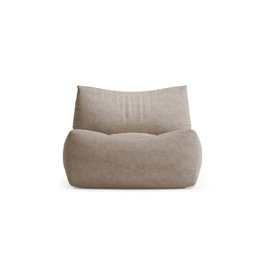 Tove Sessel aus Samt, Chenille oder Strukturstoff, 97x83 cm - ZEN ZONE Furniture