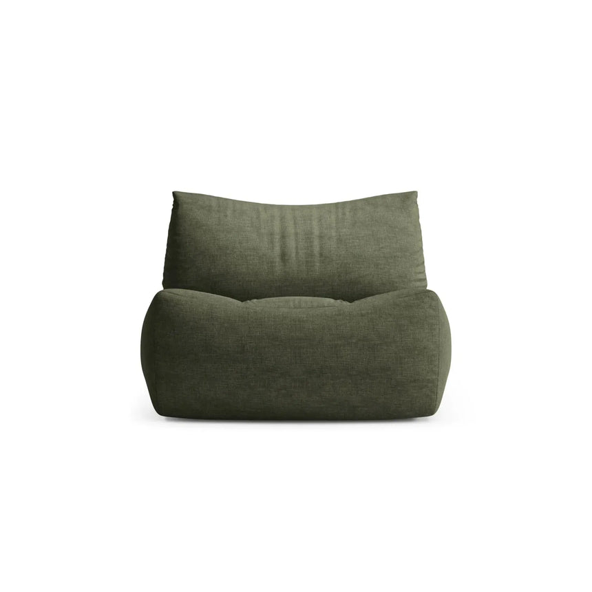 Tove Sessel aus Samt, Chenille oder Strukturstoff, 97x83 cm - ZEN ZONE Furniture