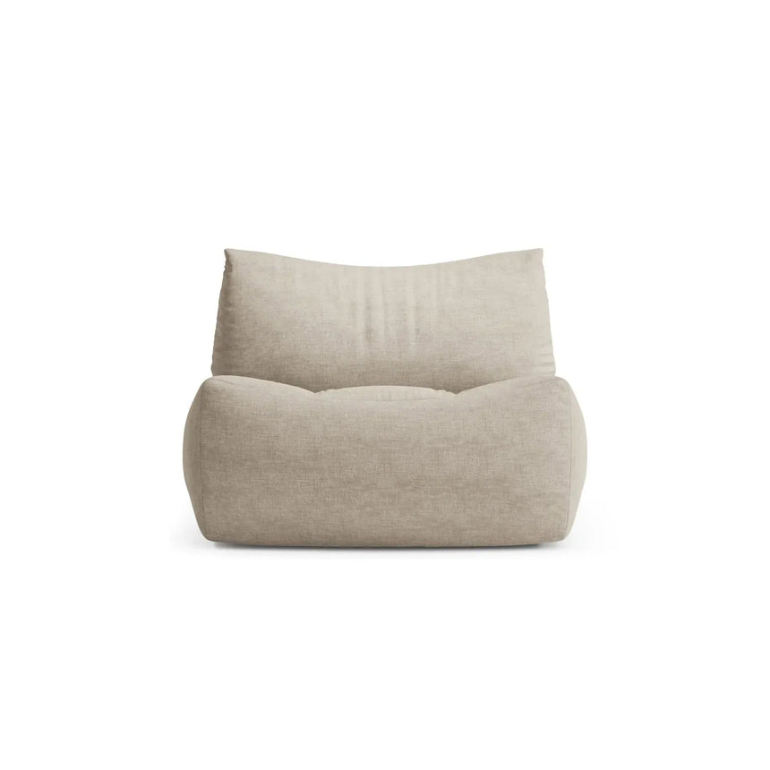 Tove Sessel aus Samt, Chenille oder Strukturstoff, 97x83 cm - ZEN ZONE Furniture