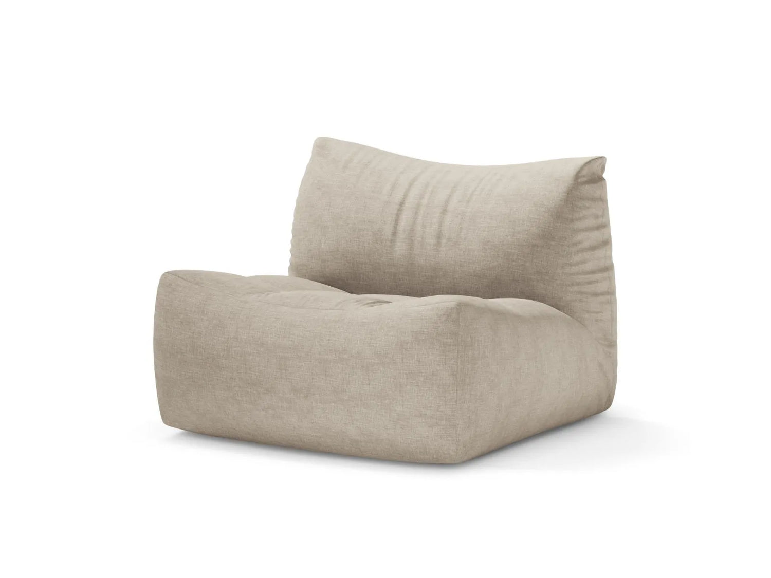 Tove Sessel aus Strukturierter Stoff in Leichtes Beige (Boston Toffee), 97x83 cm von Micadoni – Bild 4