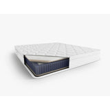 Valras Matratze mit Taschenfederkern aus Stoff in Weiß, 160x200 cm von Micadoni – Produktbild 4