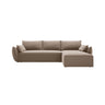 Velvet Right Corner Sofa With Bed Function And Box, "Kaelle", 4 Seats, Cappuccino, 252x165x87
Made in Europe von Micadoni – Bild 1