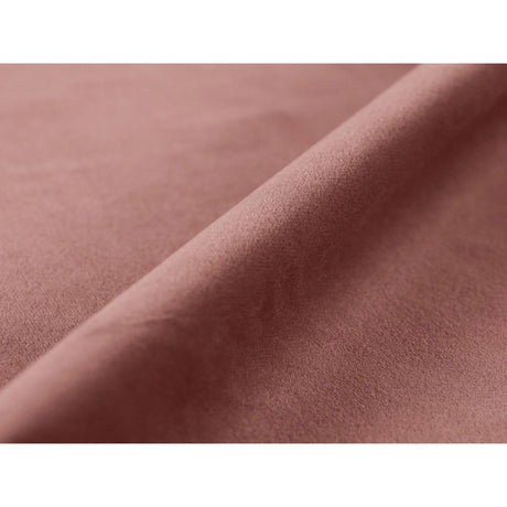 Victor 3-Sitzer Ecksofa, Linke Seite, ausziehbar mit Schlaffunktion und Bettkasten, aus Samt in Rosa (Paris Salmon), 246x148 cm von Micadoni – Bild 8
