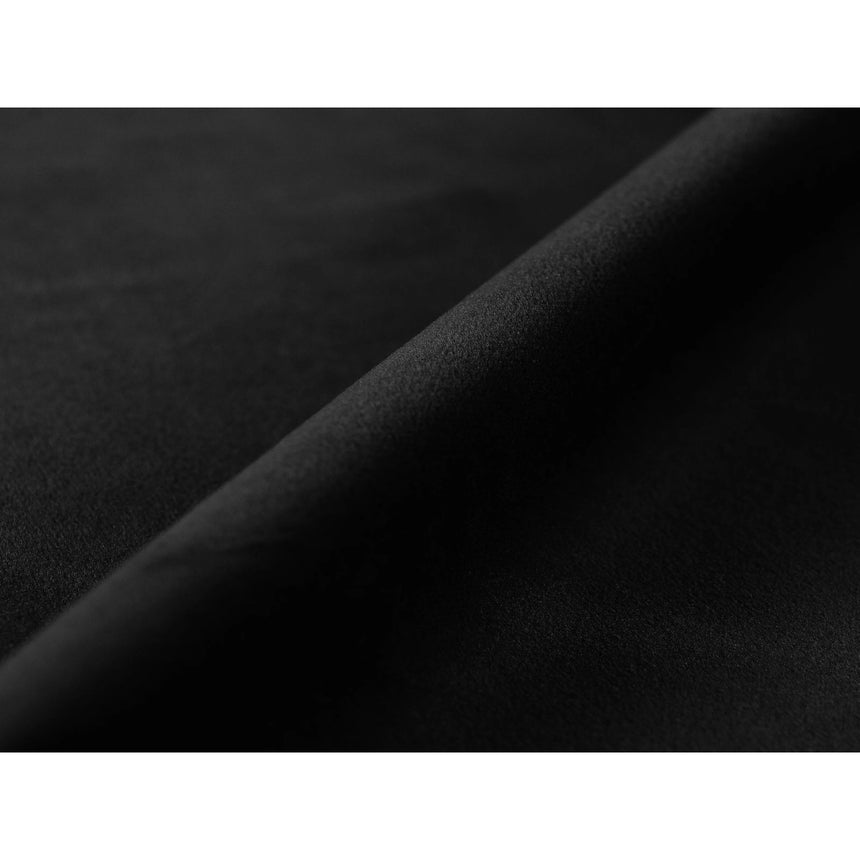 Victor 3-Sitzer Ecksofa, Linke Seite, ausziehbar mit Schlaffunktion und Bettkasten, aus Samt in Schwarz (Paris Black), 246x148 cm von Micadoni – Bild 8