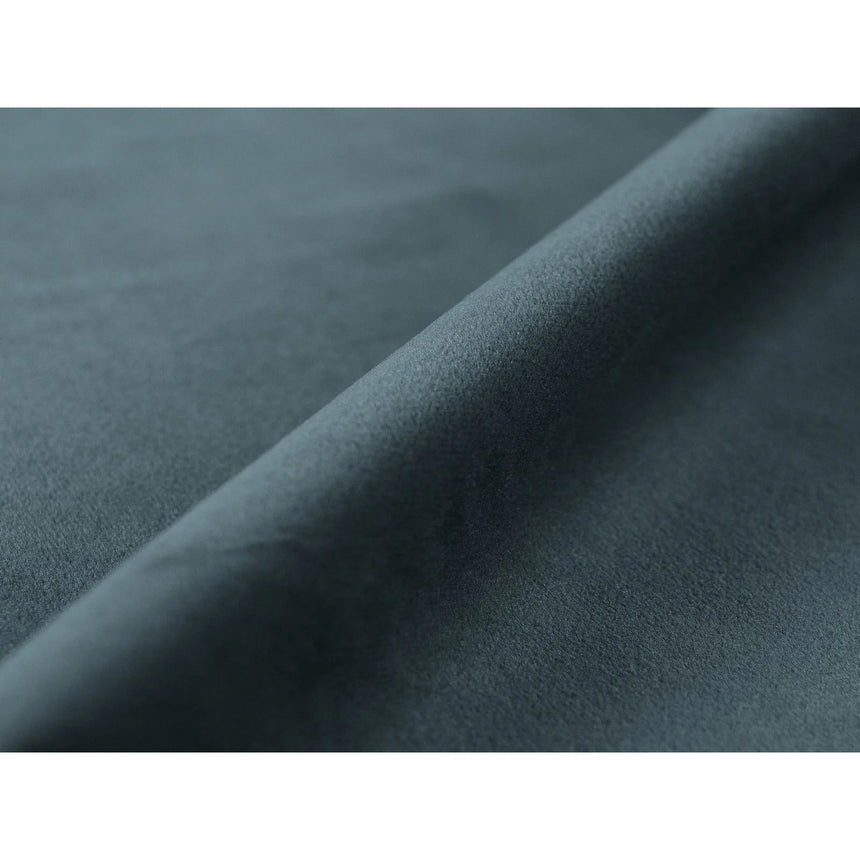 Victor 3-Sitzer Ecksofa, Rechte Seite, ausziehbar mit Schlaffunktion und Bettkasten, aus Samt in Blue (Paris Dark Blue), 246x148 cm von Micadoni – Bild 8