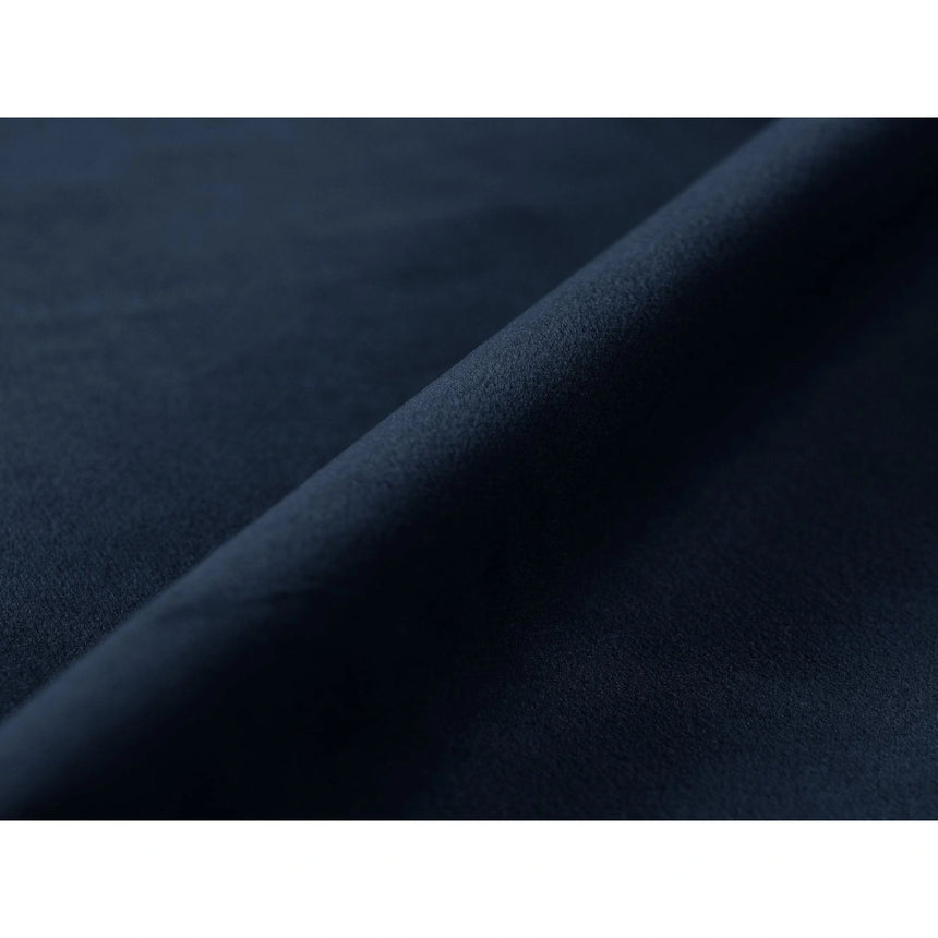 Victor 3-Sitzer Ecksofa, Rechte Seite, ausziehbar mit Schlaffunktion und Bettkasten, aus Samt in Dunkelblau (Paris Deep Blue), 246x148 cm von Micadoni – Bild 8