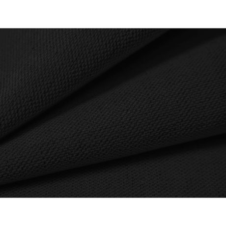 Victor 3-Sitzer Ecksofa, Rechte Seite, ausziehbar mit Schlaffunktion und Bettkasten, aus Strukturierter Stoff in Schwarz (Moly 99), 246x148 cm von Micadoni – Bild 8