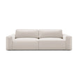 Victor 3-Sitzer Sofa, ausklappbar, mit Schlaffunktion und Bettkasten, aus Samt oder Strukturstoff, 246x100 cm von Micadoni – Bild 1