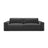 Victor 3-Sitzer Sofa, ausklappbar, mit Schlaffunktion und Bettkasten, aus Strukturierter Stoff in Anthrazit (Moly 97), 246x100 cm von Micadoni – Bild 1
