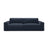 Victor 3-Sitzer Sofa, ausklappbar, mit Schlaffunktion und Bettkasten, aus Strukturierter Stoff in Königsblau (Moly 79), 246x100 cm von Micadoni – Bild 1