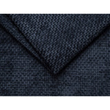 Whale Bett mit Buchenholzfüßen aus Chenille in Marineblau (Eden 16 Deep Blue), 200x200 cm von Micadoni – Bild 4