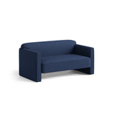 Abby 2-Sitzer Sofa aus Boucle (CORAL 5) in Marineblau, 140x80 cm – Bild 3