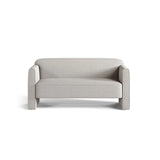 Abby 2-Sitzer Sofa aus Boucle (CORAL 85) in Hellgrau, 140x80 cm – Bild 1