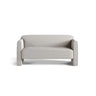 Abby 2-Sitzer Sofa aus Boucle (CORAL 85) in Hellgrau, 140x80 cm – Bild 1