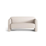 Abby 2-Sitzer Sofa aus Samt, Strukturstoff oder Boucle, 140x80 cm – Bild 1
