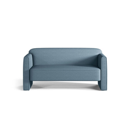 Abby 2-Sitzer Sofa aus Strukturierter Stoff (Heritage Jeans) in Blau Jeans, 140x80 cm – Bild 1