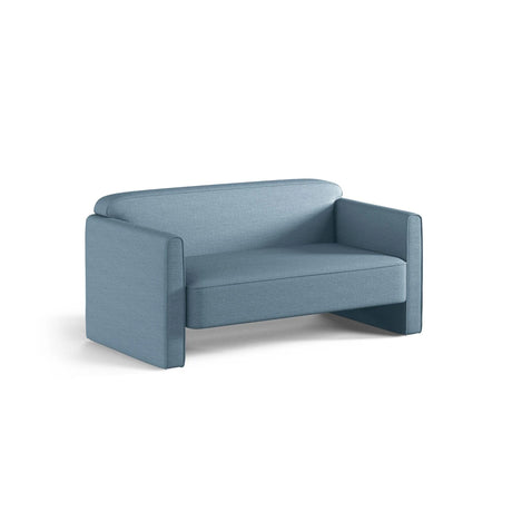 Abby 2-Sitzer Sofa aus Strukturierter Stoff (Heritage Jeans) in Blau Jeans, 140x80 cm – Bild 3
