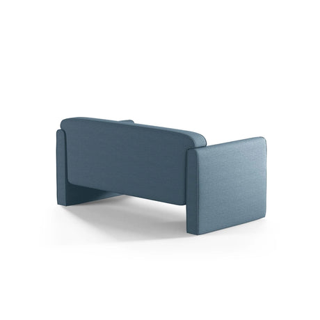 Abby 2-Sitzer Sofa aus Strukturierter Stoff (Heritage Jeans) in Blau Jeans, 140x80 cm – Bild 4