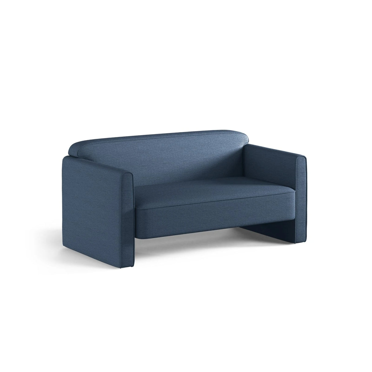 Abby 2-Sitzer Sofa aus Strukturierter Stoff (Heritage Ocean) in Blue, 140x80 cm – Bild 3
