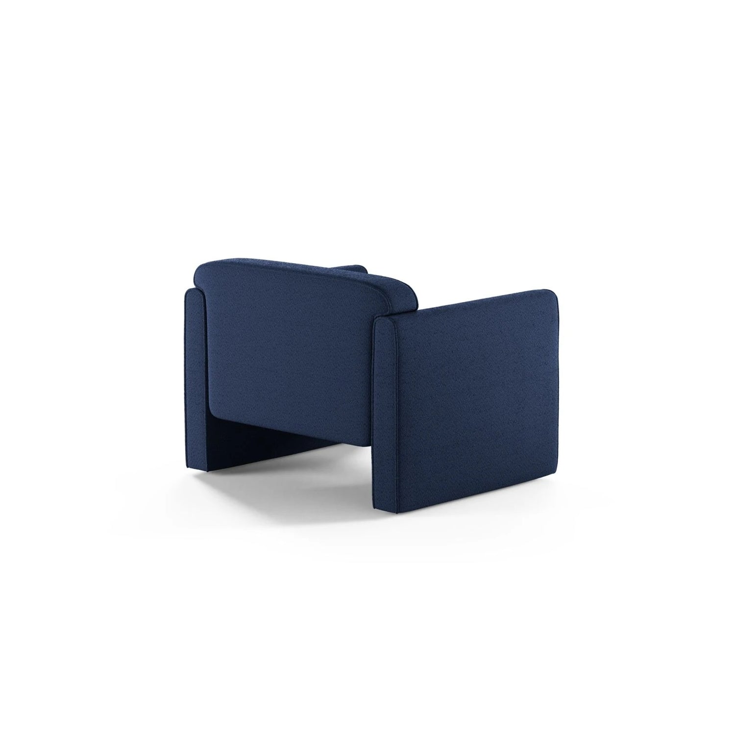 Abby Sessel aus Boucle (CORAL 5) in Marineblau, 90x80 cm – Bild 4