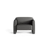 Abby Sessel aus Strukturierter Stoff (Heritage Ash) in Grau, 90x80 cm – Bild 1