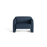 Abby Sessel aus Strukturierter Stoff (Heritage Ocean) in Blue, 90x80 cm – Bild 1
