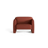 Abby Sessel aus Strukturierter Stoff (Heritage Terracotta) in Terrakotta, 90x80 cm – Bild 1