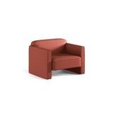 Abby Sessel aus Strukturierter Stoff (Heritage Terracotta) in Terrakotta, 90x80 cm – Bild 3