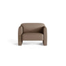 Abby Sessel aus Strukturierter Stoff (Heritage Truffle) in Dark Beige, 90x80 cm – Bild 1
