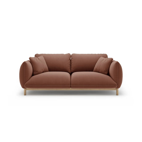 Ada 2-Sitzer Sofa aus Samt (Casino Cuoio) in Cuoio, 178x101 cm – Bild 1